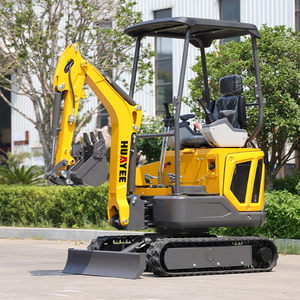 Mini-excavatrices pour usage domestique, livraison gratuite, machine de terrassement, excavatrice sur chenilles, excavatrice de 1,6 tonne avec certification CE - Product Image 5