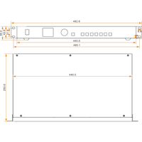 Processeur vidéo LED Novastar VX200S-N, contrôleur d'affichage LED couleur pour écran de scène