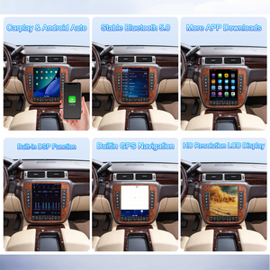 Autoradio vertical Navihua Android 14 Tesla avec GPS, navigation, lecteur vidéo et audio DVD pour GMC Yukon/Chevrolet Tahoe 2007-2014 - Product Image 5
