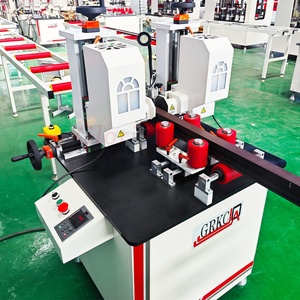 Machine de fabrication de fenêtres et de portes en PVC/UPVC et en aluminium contrôlée par PLC, avec scie à onglet automatique, 380V/220V, garantie 1 an - Product Image 6
