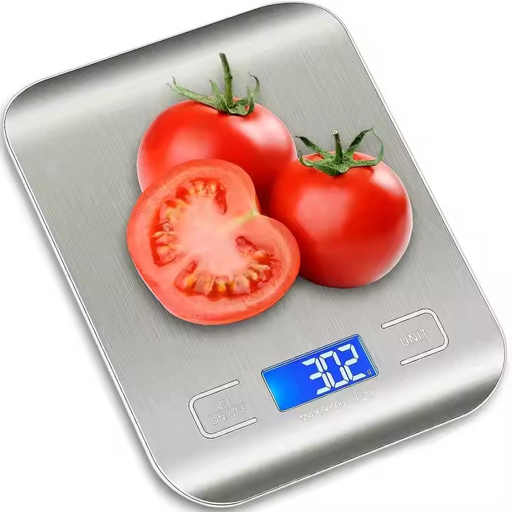 Hot Sale Custom Logo 5kg Electronic Smart Kitchen Scale Battery LCD Display Digital Kitchen Weighing Platform Low Price Kitchen