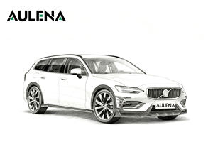 Aulena Kit Carbone Sec : Diffuseur Arrière, Jupes Latérales, Enjoliveurs de Roues, Canards Avant, Prises d'Air Avant, Lame Avant et Spoiler pour <span class=keywords><strong>Volvo</strong></span> <span class=keywords><strong>V60</strong></span> - Product Image 2