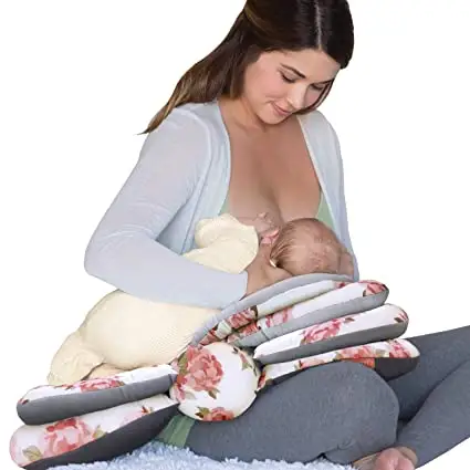 Infantine Elevate Adjustable Nursing and Breastfeeding Pillow Multiple Angle-altering Layers Breastfeeding Pillow