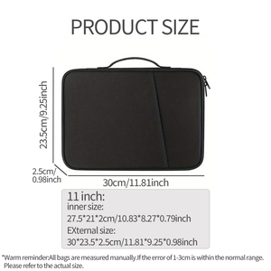 Housse de protection pour tablette 11 pouces pour <span class=keywords><strong>iPad</strong></span> Air 11 M2 M3 <span class=keywords><strong>iPad</strong></span> Air 10.<span class=keywords><strong>9</strong></span> Clavier magique Multi-poches Housse de protection antichoc pour tablette, Noir - Product Image 2