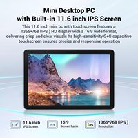PC Mini 11,6 Inci Ini Menawarkan Kontrol yang Lancar dan Responsif - Sempurna untuk Tugas Kantor, Penggunaan Industri, dan Pembelajaran Online.