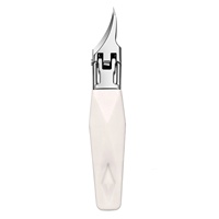 Coupe-ongles à pointe fine en acier inoxydable ultra-affûté pour ongles incarnés avec repousse-cuticules, lime à ongles et boîte de rangement – Kit complet