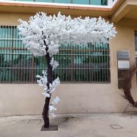 Pohon Sakura Plastik Besar Realistis, Pohon Lantai Buatan Ramah Lingkungan, Tinggi Dapat Disesuaikan, Rangka Besi, Pernikahan, Kustom