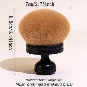 Belle qualité Big Body Tanner poudre réglage autobronzant brosse individuelle ABS maquillage brosse poignée <span class=keywords><strong>grand</strong></span> champignon poudre corps brosse - Product Image 2