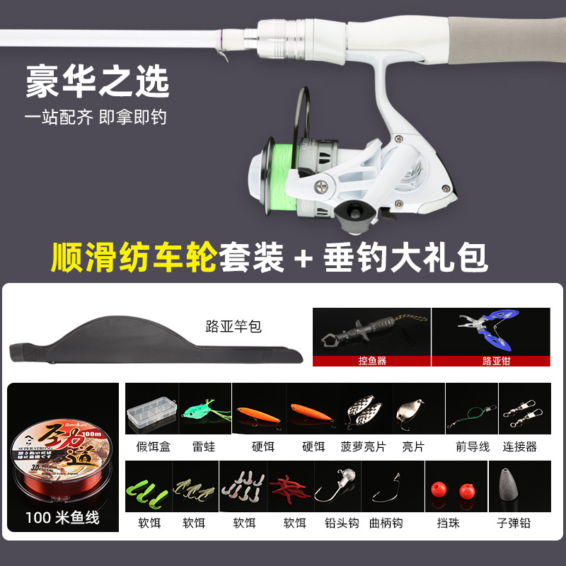 Spinning Reel with Straight Spinning Rod [Deluxe Set]