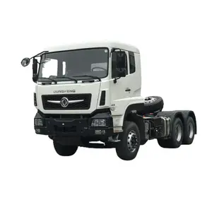 Penghematan Bahan Bakar Tiongkok 6X4 10 Roda Kabin Tunggal 3 Kursi Diesel Euro 3 Mesin 315 80r22.5 Ban 25Ton Traktor Trailer untuk Dijual