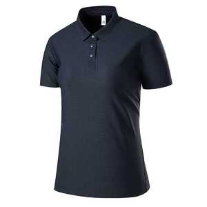 Men's Breathable Polyester Polo Shirt Summer Thin Knitted Short Sleeve Collared Business Casual Wear - Product Image 5