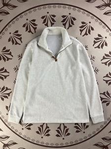 Felpa a Collo Alto con Maniche Lunghe in Maglia <span class=keywords><strong>per</strong></span> Uomo, Vendita Calda, Felpa con Mezza Zip e Vestibilità Ampia <span class=keywords><strong>per</strong></span> Donna - Product Image 5