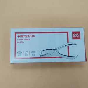 Perforadora Manual Deli de 1 Orificio, Perforadora Metálica Estándar para Uso de Oficina - Product Image 4