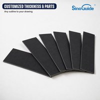 SINO-AL20-3 6kv Bantalan Termal Serat Karbon Elastomer Silikon Tegangan Tinggi untuk Pemasangan PCB CPU Pendinginan Elektronik Manajemen Termal