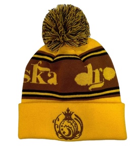Manufacture Designer Knitted Pom Pom Winter <strong>Beanie</strong> with Embroidery Logo <strong>Golf</strong> Bobble Hats Custom Knit Toques - Product Image 6