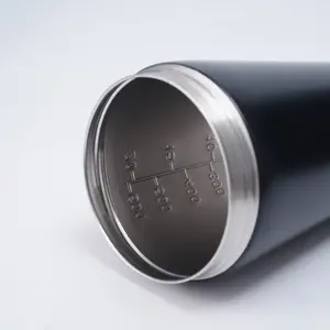 Grosir kustom Logo pengocok logam baja nirkarat <span class=keywords><strong>Protein</strong></span> minuman beralkohol air botol koktail botol air - Product Image 4