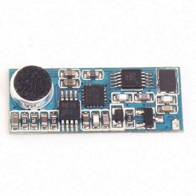 Mini FM Wireless Microphone Transmitter Module Single Channel Board 3-5V 100mW Adjustable Sensitivity PLL 76.0MHz-108.0MHz