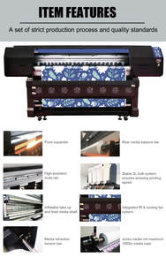 Imprimante numérique à jet d'encre pour sublimation textile tissu machine d'impression par sublimation avec 4/6/8 têtes - Product Image 3