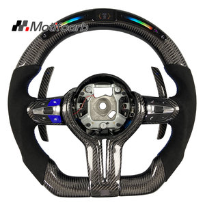 Volante de fibra de carbono personalizado para BMW Serie F F10 F30 F15 F16 F22 F26 X3 X5 M2 M3 M4 M5 M6 2010-2018, mejora del interior. - Product Image 1