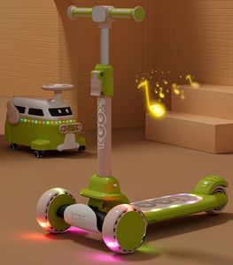 Nuevo scooter 3 en 1 a la venta, andador para bebés, coche de equilibrio para niños, scooter de pedal de 3 ruedas para niños con luces LED Flash y música - Product Image 6