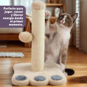 Tiragraffi per Gatti Yommy con Palo in Sisal, Giocattolo Sospeso, 3 Colori, 4 Stili di Base, Diverse Misure - Product Image 4