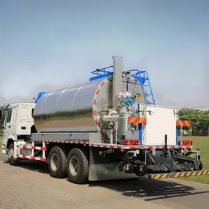 4x2 8cbm road paver asphalt bitumen sprayer distributor truck