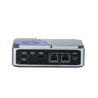 Mini PC Reproductor Multimedia con Intel N150, Salida Multi-Pantalla 4K, 2*HD, 2*DP, LAN/WLAN para Sala de Control, USB para Cámara