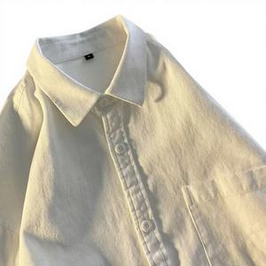 Maglia Intima da Uomo in Puro Cotone Stile Giapponese con Perline, Manica Lunga, Casual Americano, per Stratificazione, Primavera/Autunno - Product Image 1