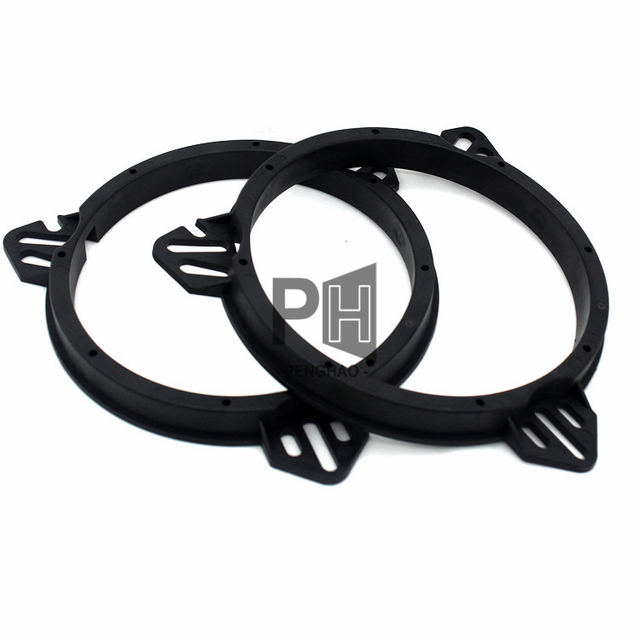 Universal 6.5 Inch Rear Door Speaker Adapter Spacer Ring Bracket Holder Kit for Subaru Impreza Forester WRX Legacy Vehicle Audio