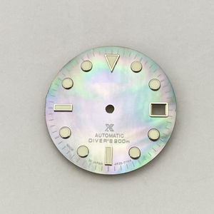 นาฬิกา NH35 หน้าปัดมุกใหม่ ประดับเพชร ขนาด 28.5 มม. กันน้ำ พร้อมฟังก์ชั่นปฏิทิน - Product Image 3