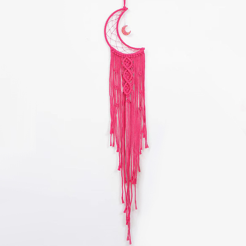 Luna rossa rosa con pendente senza lampada