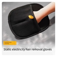 Gants écologiques pour enlever les poils d'animaux, outil de toilettage pour chat, brosse en nylon double face, sûr, portable, tissu doux, facile à utiliser, pour chiens