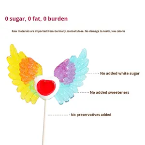 Lecca-lecca Cristallizzato con Ali d'Angelo, Caramelle Creative Artigianali di Alto Valore, 0 Zuccheri 0 Grassi, 40g Semi-Morbide - Product Image 3