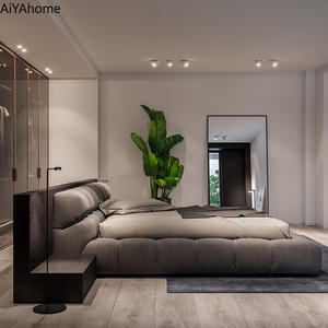 <span class=keywords><strong>Lit</strong></span> Moderne Grande Taille Capitonnage Tissu Tatami Chesterfield Doux <span class=keywords><strong>Lit</strong></span> Double <span class=keywords><strong>King</strong></span> <span class=keywords><strong>Size</strong></span> Moderne - Product Image 6