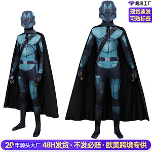 Manyusha <b>Mandalorian</b> <b>Costume</b> Jumpsuit Adult Men Tv Movie Cosplay Outfit Cross Border Source - Product Image 4