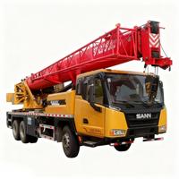 Grue sur camion hydraulique Sany 25 tonnes d'occasion en bon état STC250 avec moteur, boîte de vitesses, pompe, hauteur de levage de 41 m