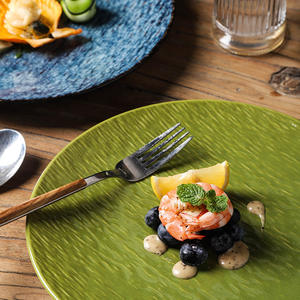 Plato de Cerámica Estilo Retro Japonés de Alta Gama para Comida Occidental, Clásico para Restaurante y Hotel, para Bistec, Postre, Repostería y Cena - Product Image 2