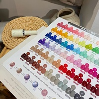 Ensemble de vernis gel UV 68 couleurs pour usage en salon, formule végane non toxique, sans HEMA, écologique, vernis gel couleur unie longue durée