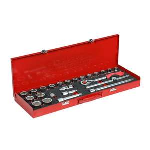 GEDORE - 3300006 1/2'' <b>Socket</b> set (24 pcs.) - EAN 4060833000062 <b>RATCHET</b> AND <b>SOCKET</b> SETS 1/2" - Product Image 2