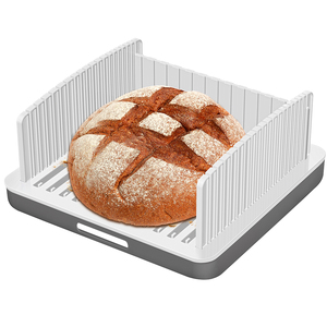 2026 Upgrade <b>Bread</b> Slicer for Homemade Big <b>Bread</b> Adjustable Width Thickness Foldable Compact Cutting Guide - Product Image 1