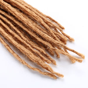 Extensions de cheveux synthétiques en gros, dreadlocks pré-bouclées afro douces, sister locs, tresses au crochet, pour femmes - Product Image 5