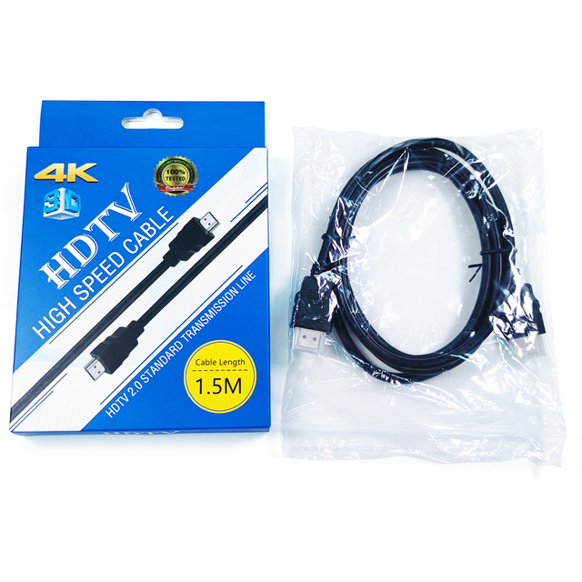 1.4V HDMI Cable 1080P High Speed with Box Packaging for HDTV Monitor Projector PC DVD Player 5.5mm OD