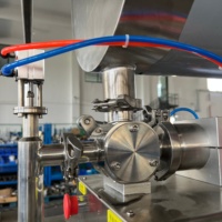 Machine d'emballage verticale VFFS haute vitesse pour poudre, granulés, épices, avec écran tactile PLC, en acier inoxydable, équipement alimentaire