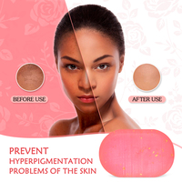 Savon Éclaircissant OEM/ODM Sous Marque Privée à l'Acide Kojique, Vitamine C et Niacinamide, Fait Main pour le Visage et le Corps, Idéal pour Peau Noire