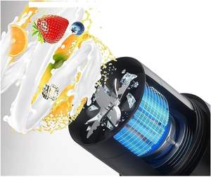 Blender portable rechargeable de 16 oz, pour les smoothies et les boissons, blender personnel de type C, mini blender pour smoothies avec lame ultra-affûtée - Product Image 4