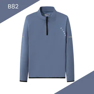 Nuovo prodotto con logo personalizzato giacche da uomo palestra sport allenamento sportivo da corsa con cappuccio tute da uomo jogging allenamento Casual tuta B82