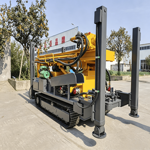 Foreuse de puits <span class=keywords><strong>d</strong></span>'eau sur chenilles FY450 haute efficacité et multifonctionnelle pour le <span class=keywords><strong>forage</strong></span> de roches dures et de sols (100m, 200m, 300m, 400m, 450m) - Product Image 4