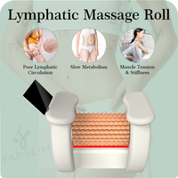Nouvelle machine de massage par vibration à pression négative pour amincir, machine de drainage lymphatique à rouleaux 360° pour la cellulite et les graisses