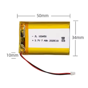 103450 3.7V 2000mAh batterie numérique Rechargeable au Lithium polymère pour appareil photo GPS navigateur MP5 pour casque Bluetooth JST PH 2.0mm - Product Image 2