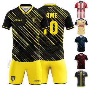 Tùy chỉnh thiết kế mới chất lượng cao Nhà cung cấp Trung Quốc nhà máy chất lượng hàng đầu trống bóng đá Jersey bóng đá Áo sơ mi bóng đá bóng đá áo phông - Product Image 1